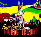 Bugs Bunny in Double Trouble Title Screen